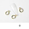 Alloy Rhinestone Cabochons MRMJ-T056-93G-O-1