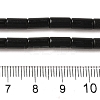 Natural Black Stone Beads Strands G-B091-A16-01-5