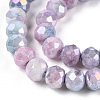 Ombre Effect Dyed Glass Beads Strands GLAA-C023-02-A06-3