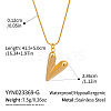 Sweet Design 304 Stainless Steel Heart Pendant Necklaces DY4160-5-1