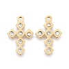 316 Surgical Stainless Steel Tiny Cross Charms STAS-F256-020G-2