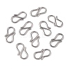 Tarnish Resistant 304 Stainless Steel S-Hook Clasps LS-X-STAS-R083-11-2