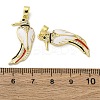 Brass Micro Pave Cubic Zirconia Pendants KK-F903-02G-3