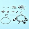 DIY Alloy & Brass European Style Bracelet Making Kits DIY-FS0007-23-9