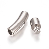 Tarnish Resistant 304 Stainless Steel Bayonet Clasps X-STAS-L238-004A-P-3