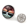 Round Glass Brooches JEWB-A022-02F-2