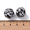Opaque Acrylic Beads OACR-Q102-01F-3