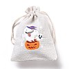 Halloween Cotton Cloth Storage Pouches ABAG-M004-01Q-3
