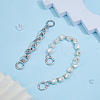 Plastic Pearl Alloy Phone Hand Strap Chains FIND-WH0260-55P-5
