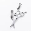 304 Stainless Steel Rhinestone Pendants STAS-P157-02P-2