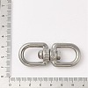 Non-Tarnish 304 Stainless Steel 8 Shape Swivel Clasps STAS-S127-03P-03-3