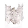 304 Stainless Steel Cuff Rings for Women RJEW-N052-02P-2