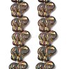 Painted Glass Beads Strands GLAA-Z021-11H-1