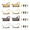8 Sets 4 Colors Zinc Alloy Bag Lock Catch Clasps FIND-GN0001-11-2