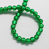 Handmade Silver Foil Glass Beads FOIL-R054-10mm-14-1