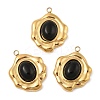 Natural Black Onyx(Dyed & Heated) Pendants STAS-P380-15G-02-1