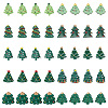   50Pcs 10 Styles Christmas Theme Opaque Resin Cabochons RESI-PH0002-08-1