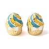 Cake Rack Plating Brass Enamel Beads KK-G512-02G-02-1