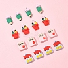 16Pcs 4 Styles Stationery Theme Resin Pendants RESI-FS0001-89-7