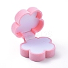 Plum Blossom Shape Velvet Jewelry Boxes X-VBOX-L002-F01-4