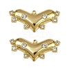 304 Stainless Steel Crystal Rhinestone Pendants STAS-L290-08G-1