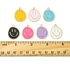 7 Colors Alloy Enamel Pendants ENAM-FS0002-05-5