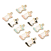 30Pcs 3 Colors Alloy Enamel Pendants PALLOY-CJ0002-04-4