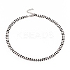 Enamel Wheat Link Chain Necklace NJEW-P220-02P-2