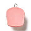 Opaque Resin Pendants RESI-G056-02B-2