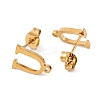 Ion Plating(IP) 304 Stainless Steel Stud Earrings FIND-Q103-01U-G-2