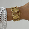 304 Stainless Steel Cuff Bangles FS-WGC8FB5-18-1