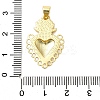 Brass Enamel Pendants KK-P303-08B-G-3