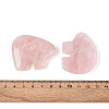 Natural Rose Quartz Big Pendants G-T144-08B-3