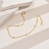Fashionable Vintage Beach Style Brass Ball Adjustable Ladies Chain Anklets AG1972-4-1