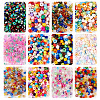 180g 12 Colors Glass Seed Beads SEED-TA0001-35-2