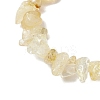 Natural Citrine Stretch Bracelets BJEW-JB11147-03-4