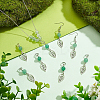 4Sets Leaf Tibetan Style Alloy Pendants FIND-UN0002-74-2
