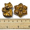 Natural Tiger Eye Carved Cabochons G-U006-02-3