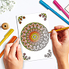 AHADERMAKER 1 Set Coloring Paper Greeting Cards Sets AJEW-GA0007-26C-6