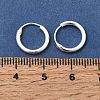 Brass Hoop Earrings EJEW-G474-01S-01-5
