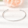304 Stainless Steel Cuff Bangles BJEW-D388-01B-P-2