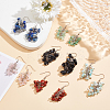6 Pairs 6 Styles Natural Mixed Gemstone Chips Cluster Earrings EJEW-AN0004-78-7