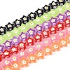Glass Enamel Beads Strands GLAA-T028-06-1