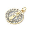 Brass Enamel Pendants KK-H255-05G-01-2