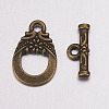 Tibetan Style Alloy Toggle Clasps X-MAC2014-NF-2