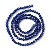 Transparent Glass Beads Strands GLAA-C019-01B-04-2