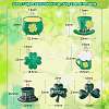 35Pcs 7 Styles Saint Patrick's Day Alloy Enamel Pendants ENAM-CJ0005-45-2