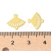 Brass Laser Cut Hollow Connector Charms KK-K277-12G-3