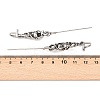 Halloween 316 Stainless Steel Ear Wrap Crawler Hook Earrings AJEW-C044-17B-AS-5