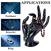 Plastic Ring Display Hand Model RDIS-WH0004-03A-7